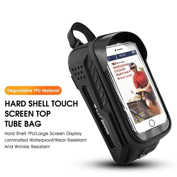 Bolsa rígida para almacenamiento en el tubo superior  MTB de 2 l negro 2/7