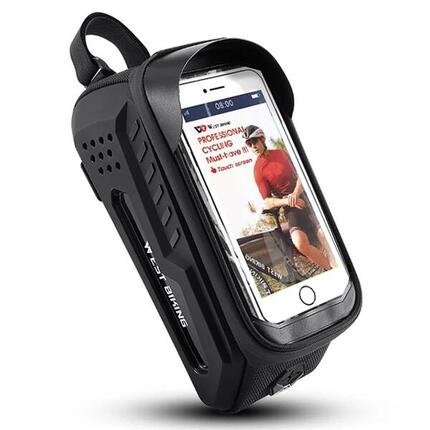 Twarda torba na ramię na rurę górną roweru szosowego MTB 2L