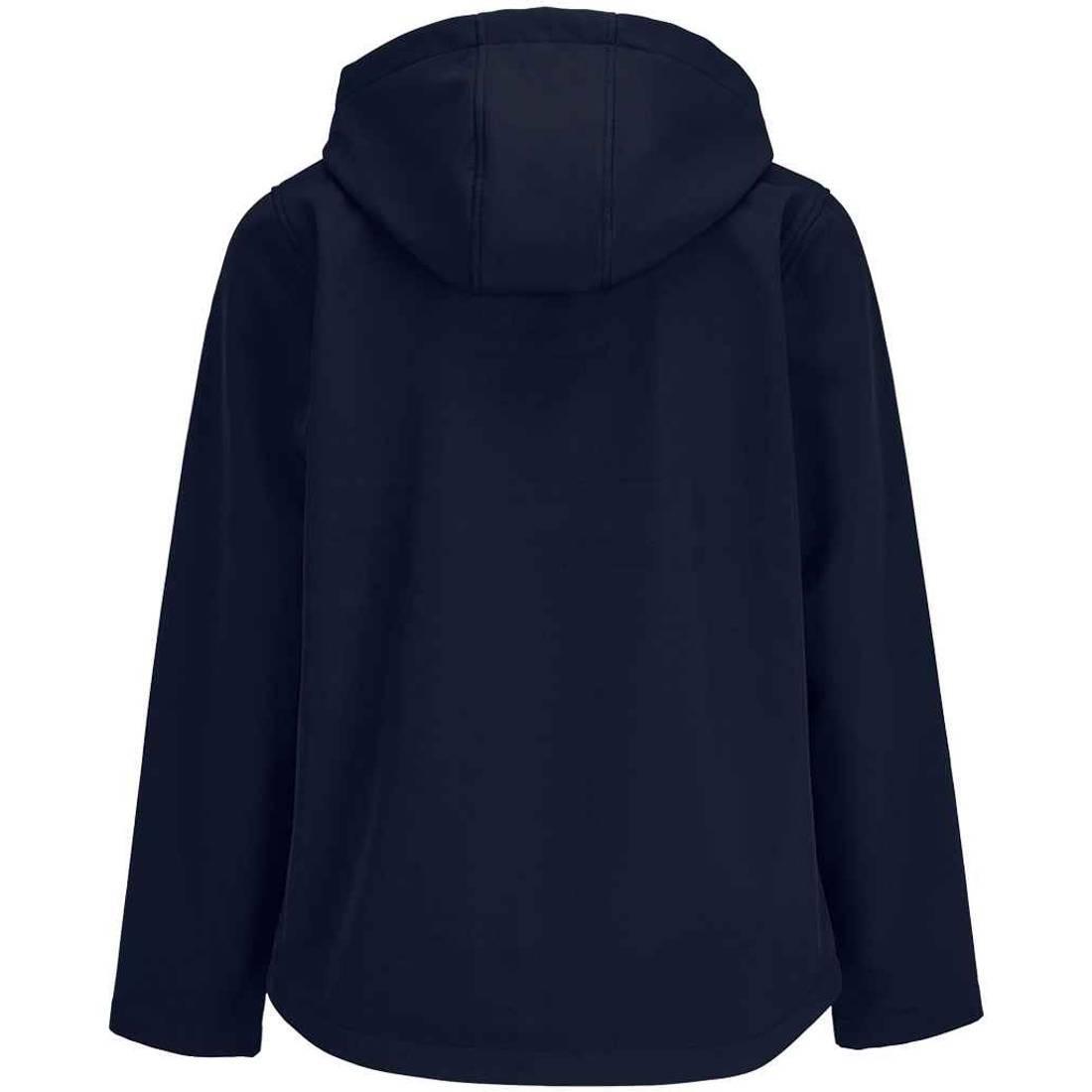 "Race" Softshelljacke mit Kapuze für Damen Dunkelblau 2/4