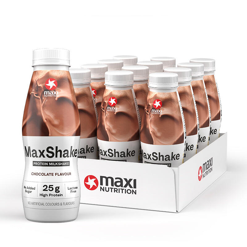 MAXINUTRITION MaxShake Protein Milk Chocolate 330ml x 12 Drinks
