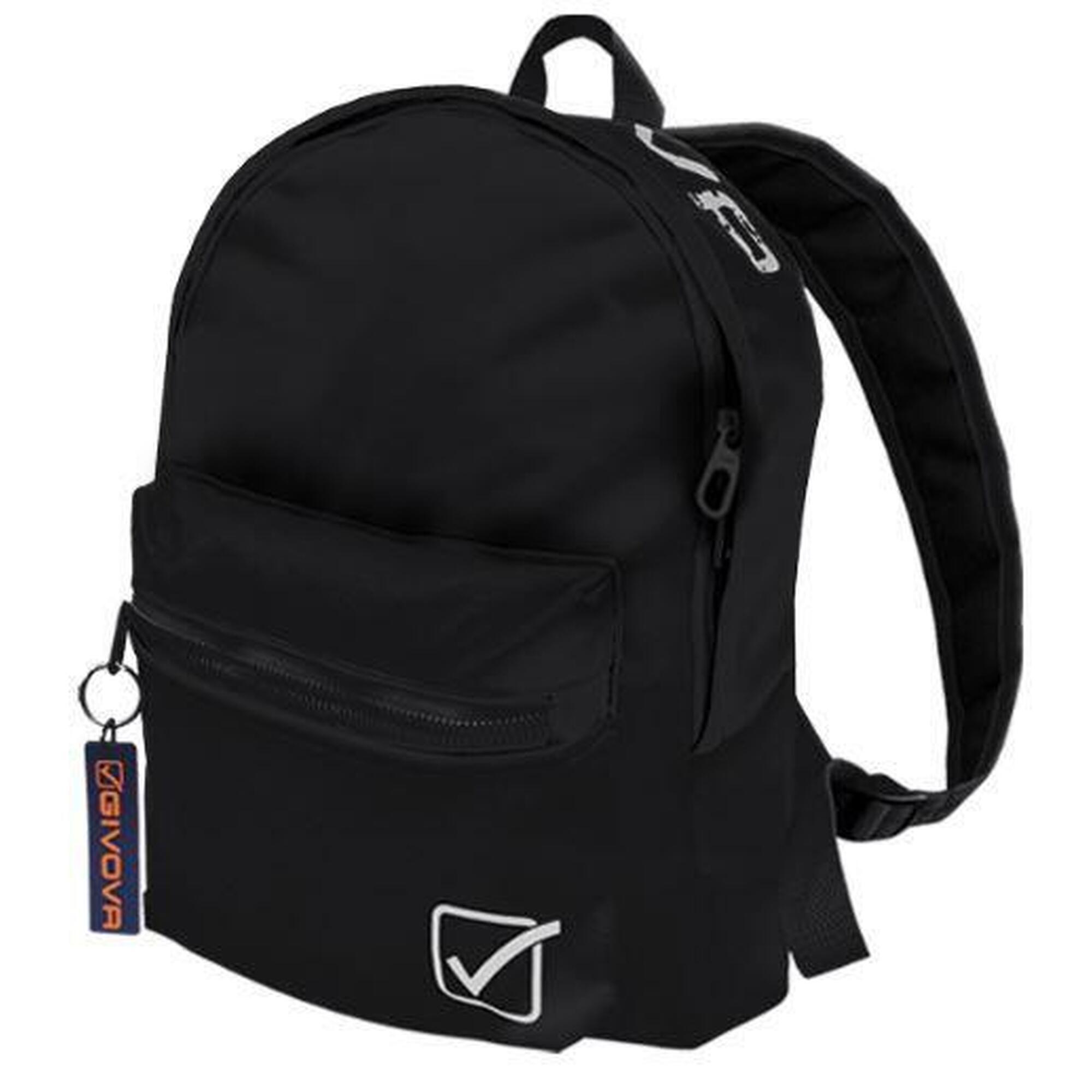 Givova mestre mochila preto e branco - durável e espaçoso