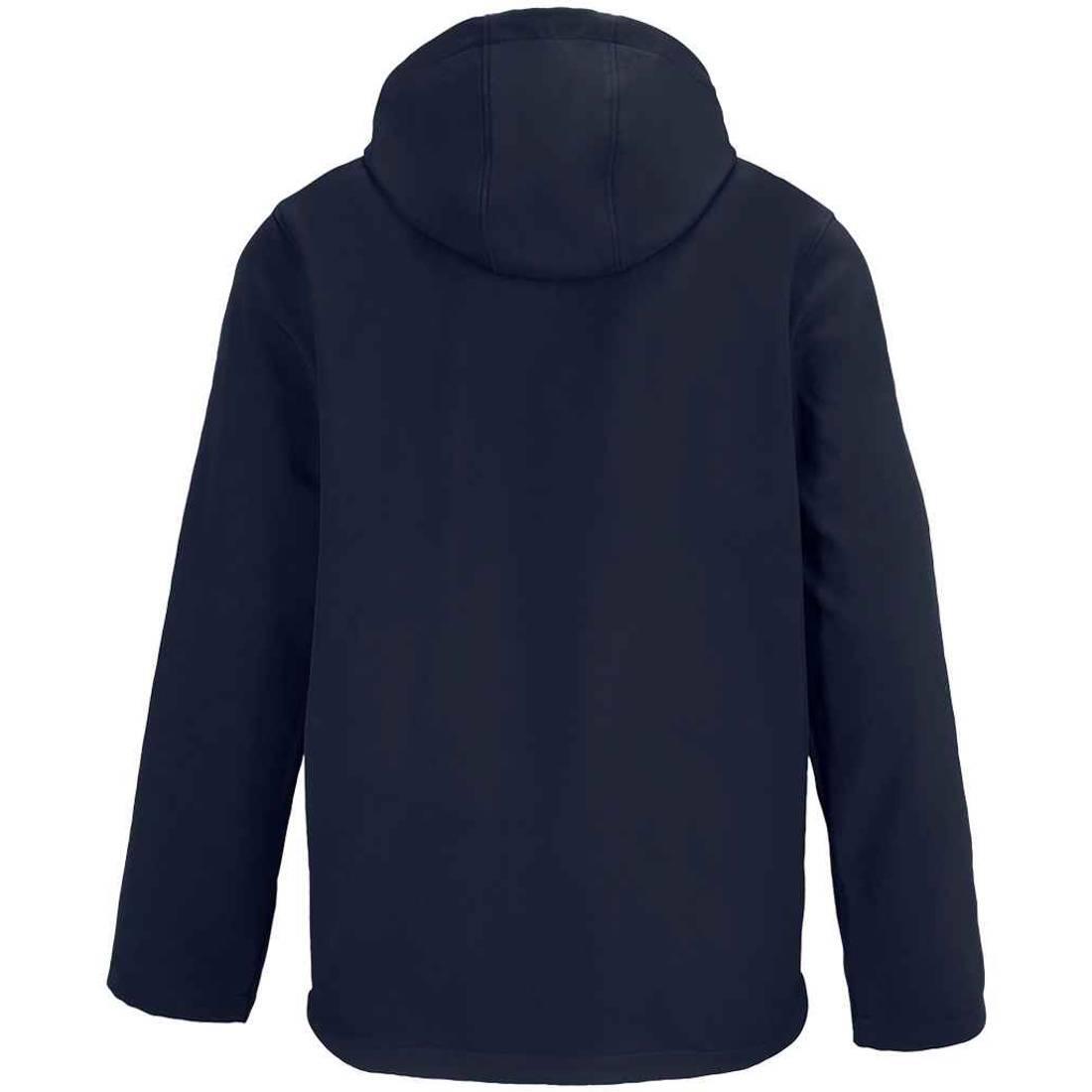 Mens Race Hooded Soft Shell Jacket (French Navy) 2/4