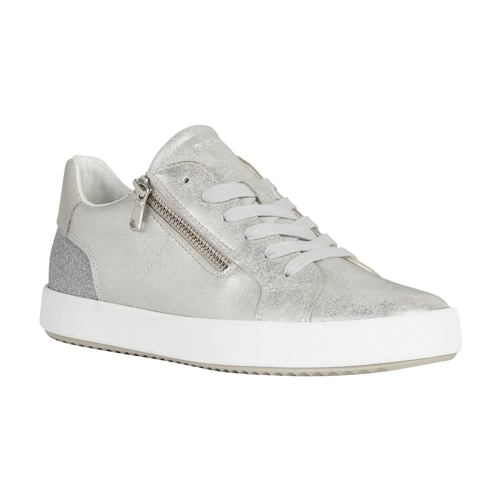 Womens/Ladies Blomiee Trainers (Silver) 1/4