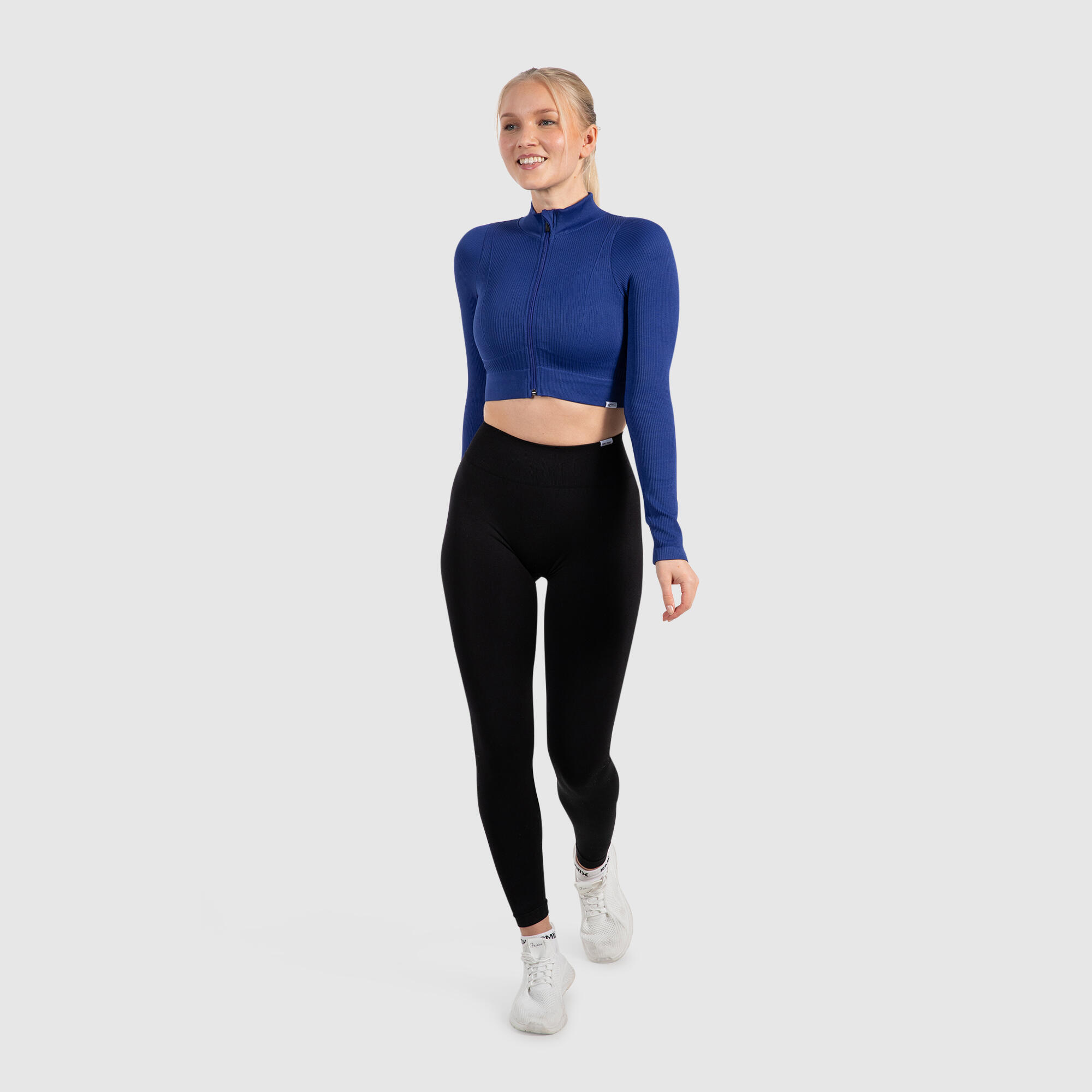 Damen Trainingsjacke Kompressionsjacke Zeya Royal Blau 3/6