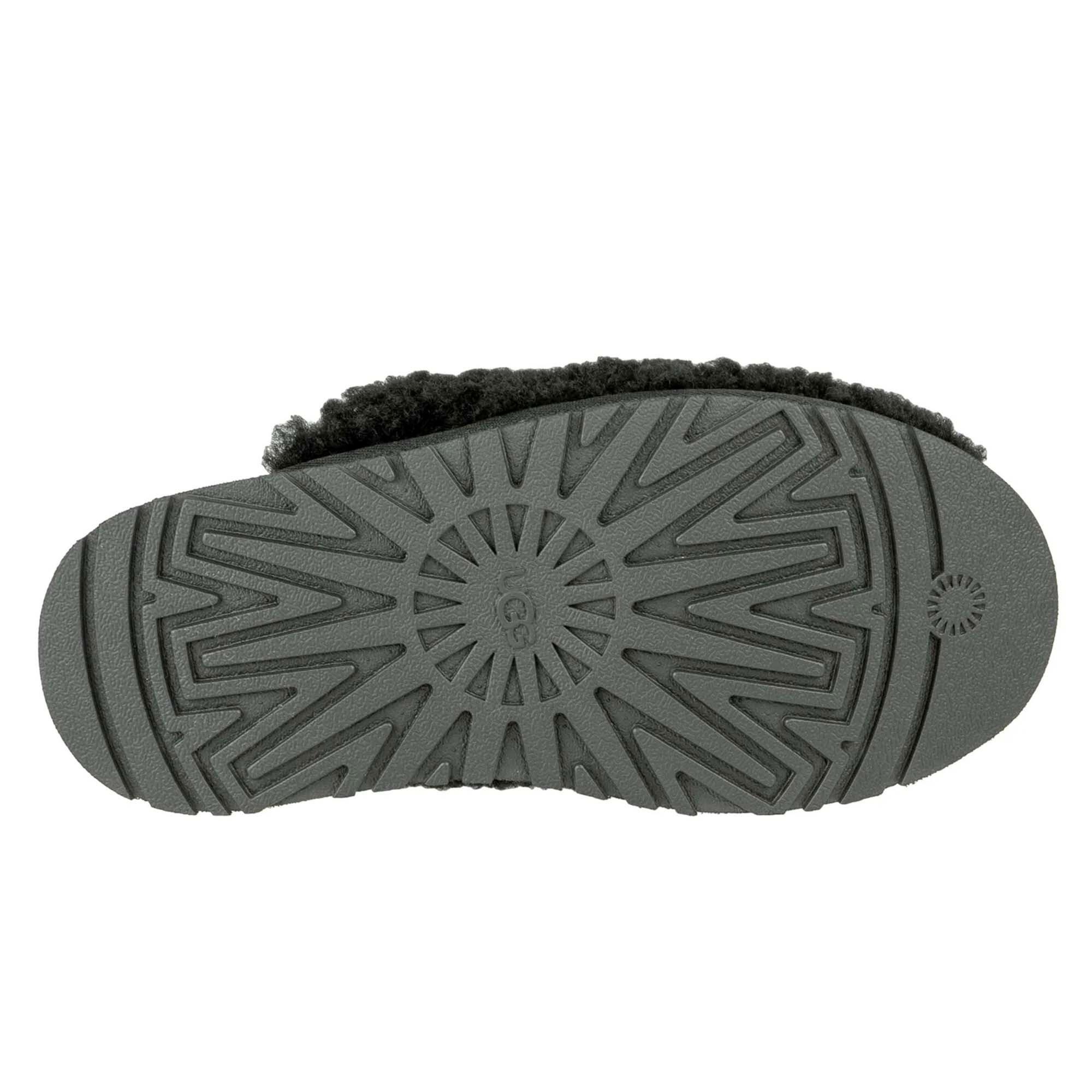 Pantoufles Ugg Australian Maxi Curly Platform Noires Femme 4/4