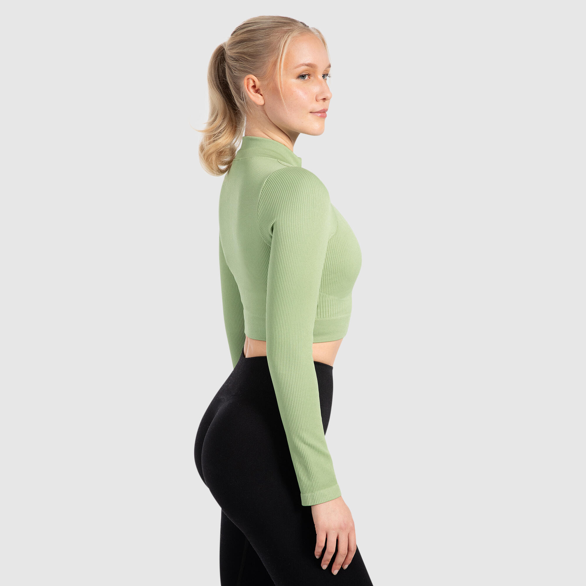 Damen Trainingsjacke Kompressionsjacke Zeya Grün 2/6