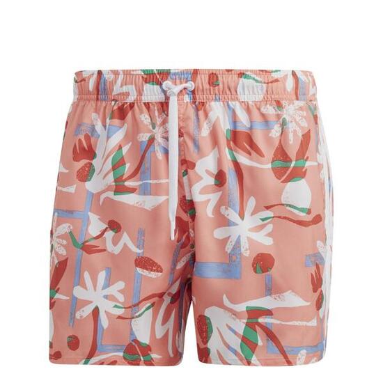 ADIDAS HT2122 Flo CLX VSL Costume da Nuoto Coral Fusion/White