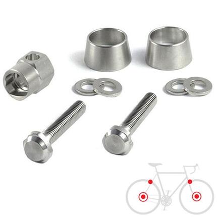 Pitlock Set 11, 2 Bremsen, PITLOCK, silber