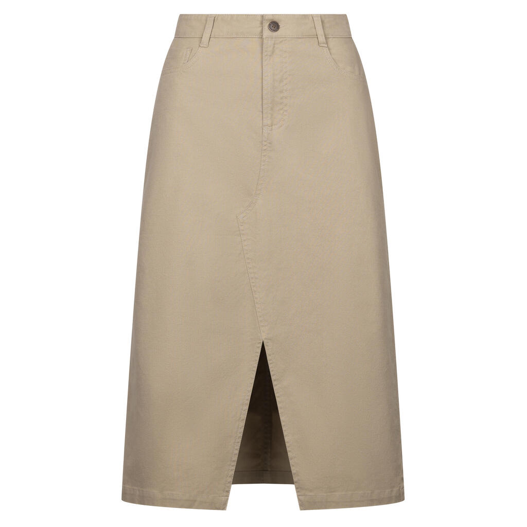 Womens/Ladies Elsa Skirt (Soft Stone)