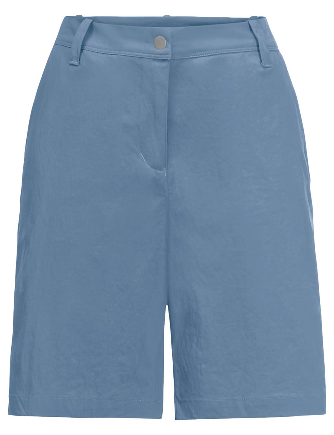 Pantaloncini da Donna Jack Wolfskin Desert in Blu Elementale - Taglia 36 2/3