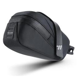 Sacoche de selle de vélo 0,8L en polyester - Noir