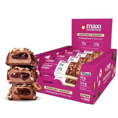 Maxi Nutrition Barretta proteica con cuore cremoso (confezione da 12)