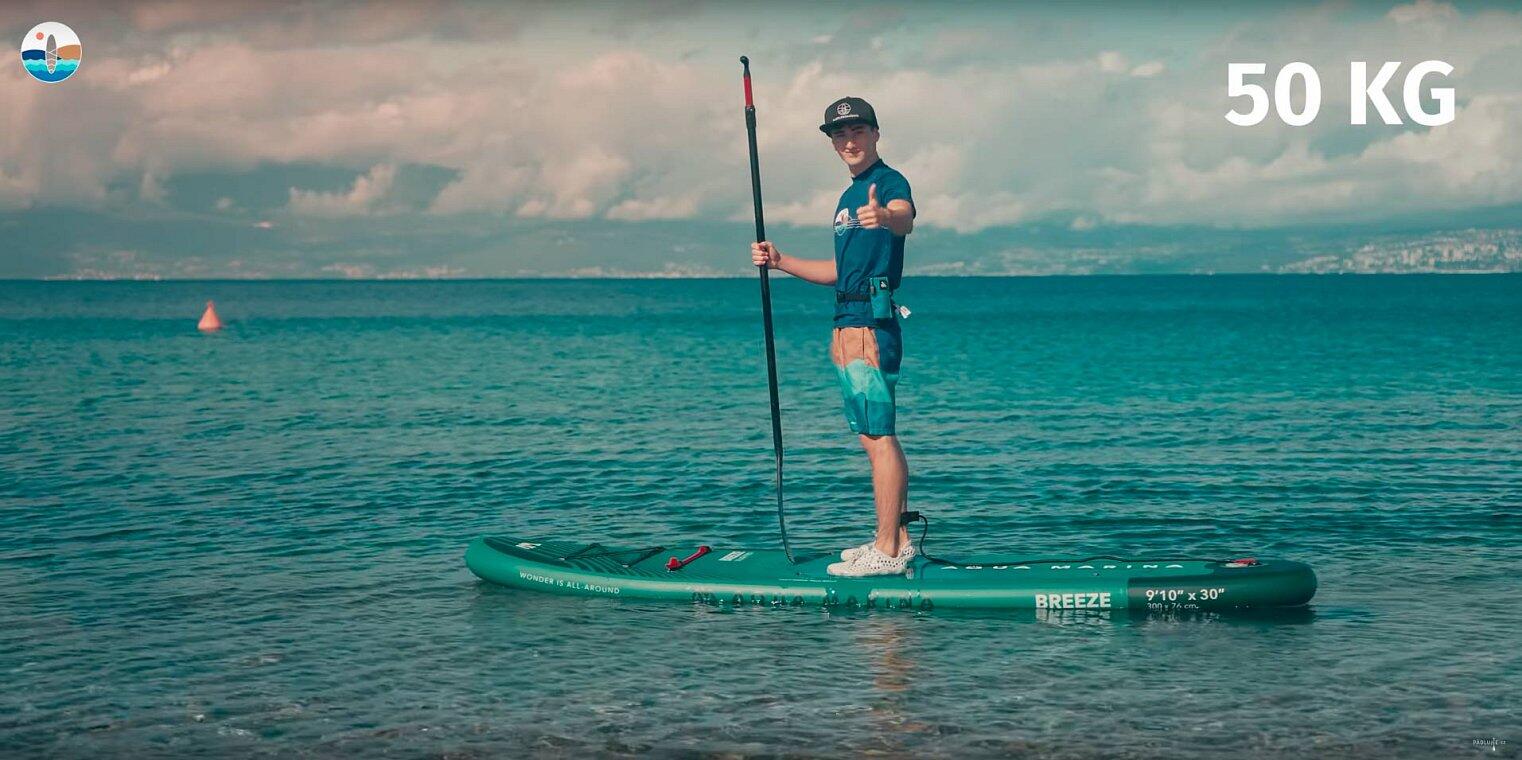 Set  Kayak SUP Aqua Marina Breeze 9'10 - SUP Gonfiabile 4/6