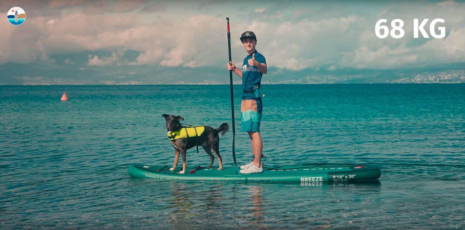 Set  Kayak SUP Aqua Marina Breeze 9'10 - SUP Gonfiabile 2/6