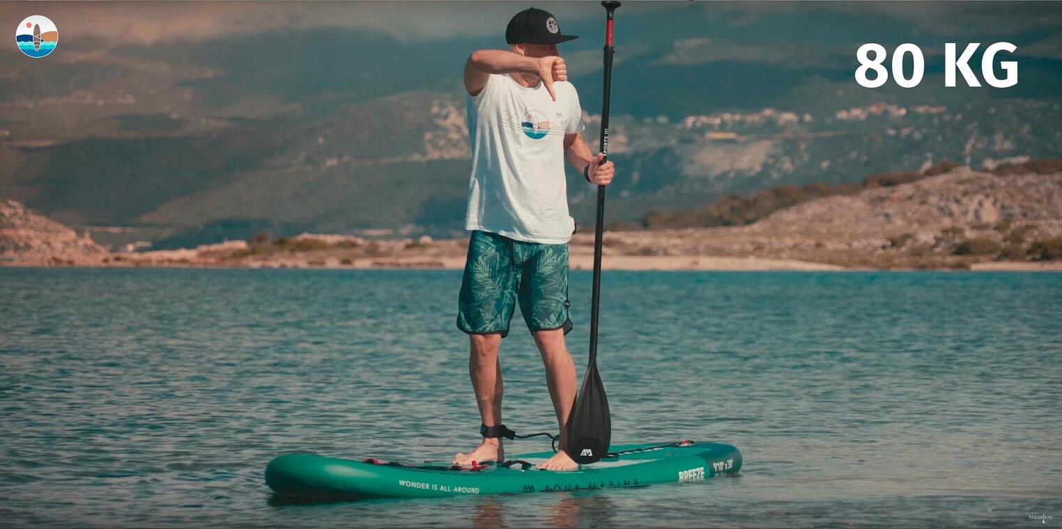 Set  Kayak SUP Aqua Marina Breeze 9'10 - SUP Gonfiabile 5/6