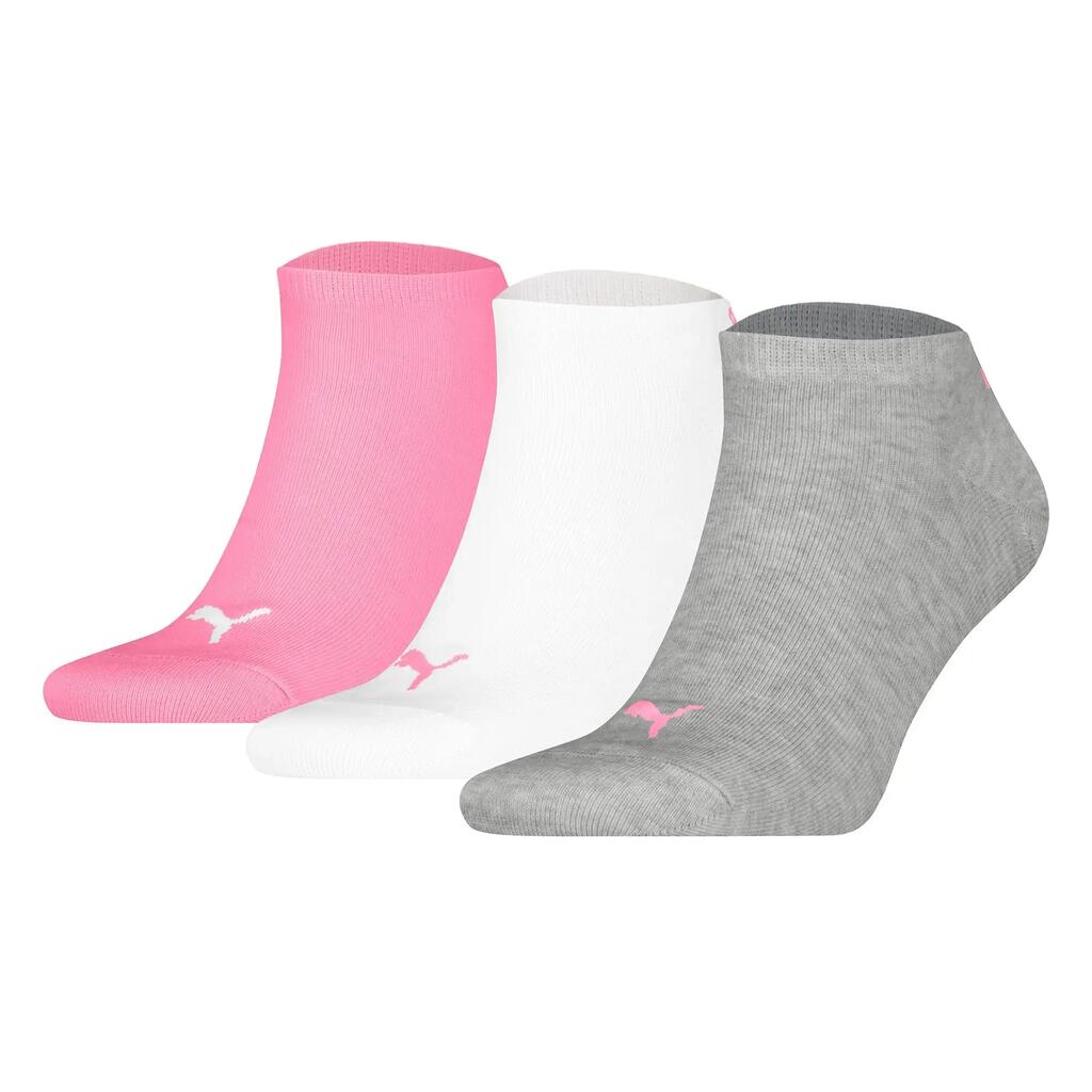 Socks Unisex Pack of 3 Stretch-Sneaker Plain 3P
