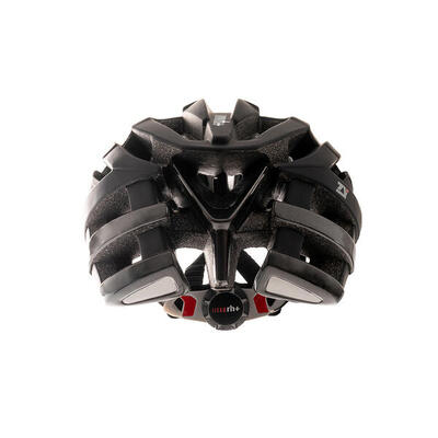 Rh+ helmet bike zy fietshelm mat zwart - glanzend antraciet metaal l/xl