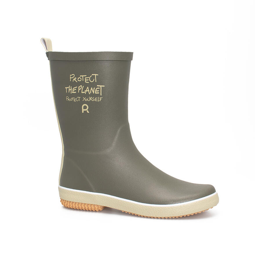Rouchette - Demi Bottes De Pluie Femme Rouchette Protect The Planet - Bottes - Vert - 40 - Decathlon