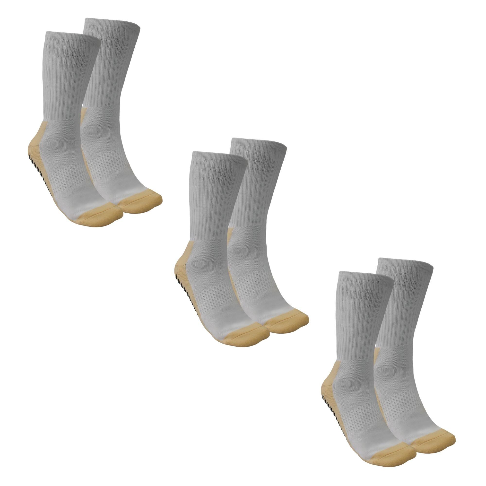 LEGEA Unisex Socks Non-slip ANTISKID white 3 pairs