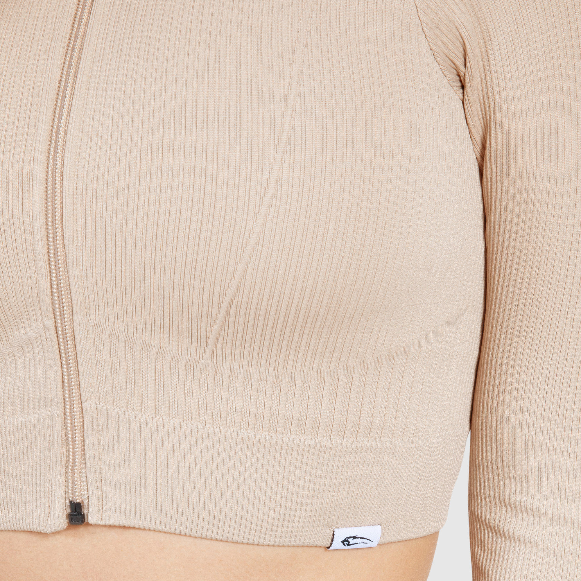 Damen Trainingsjacke Kompressionsjacke Zeya Beige 4/6