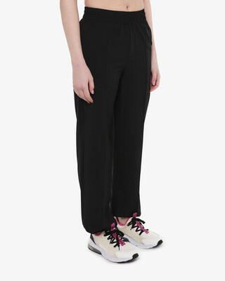 schwarze synthetische Fitnesshose für Damen