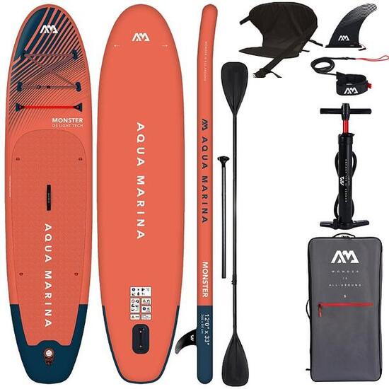 Set Kayak SUP Aqua Marina Monster 12'0 - SUP Gonfiabile