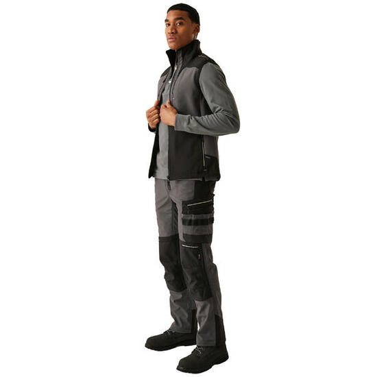 Veste Sans Manches Homme (Gris Ardoise / Noir)