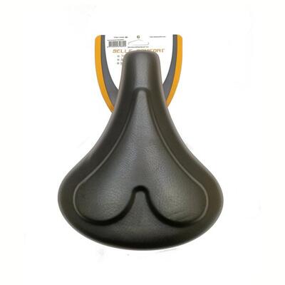 Comfortabel city gel zadel met hartvorm
