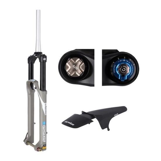 Federgabel SR Suntour SF21 DUROLUX 36 EQ Boost R2C2 29 Zoll grau Team taper A...