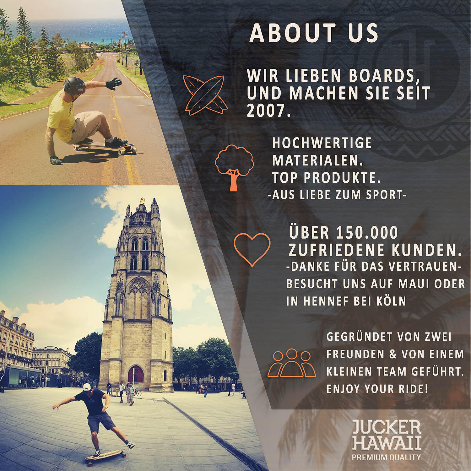 Longboard Rollen MANO (69 mm)  - Mit Kugellagern 6/7