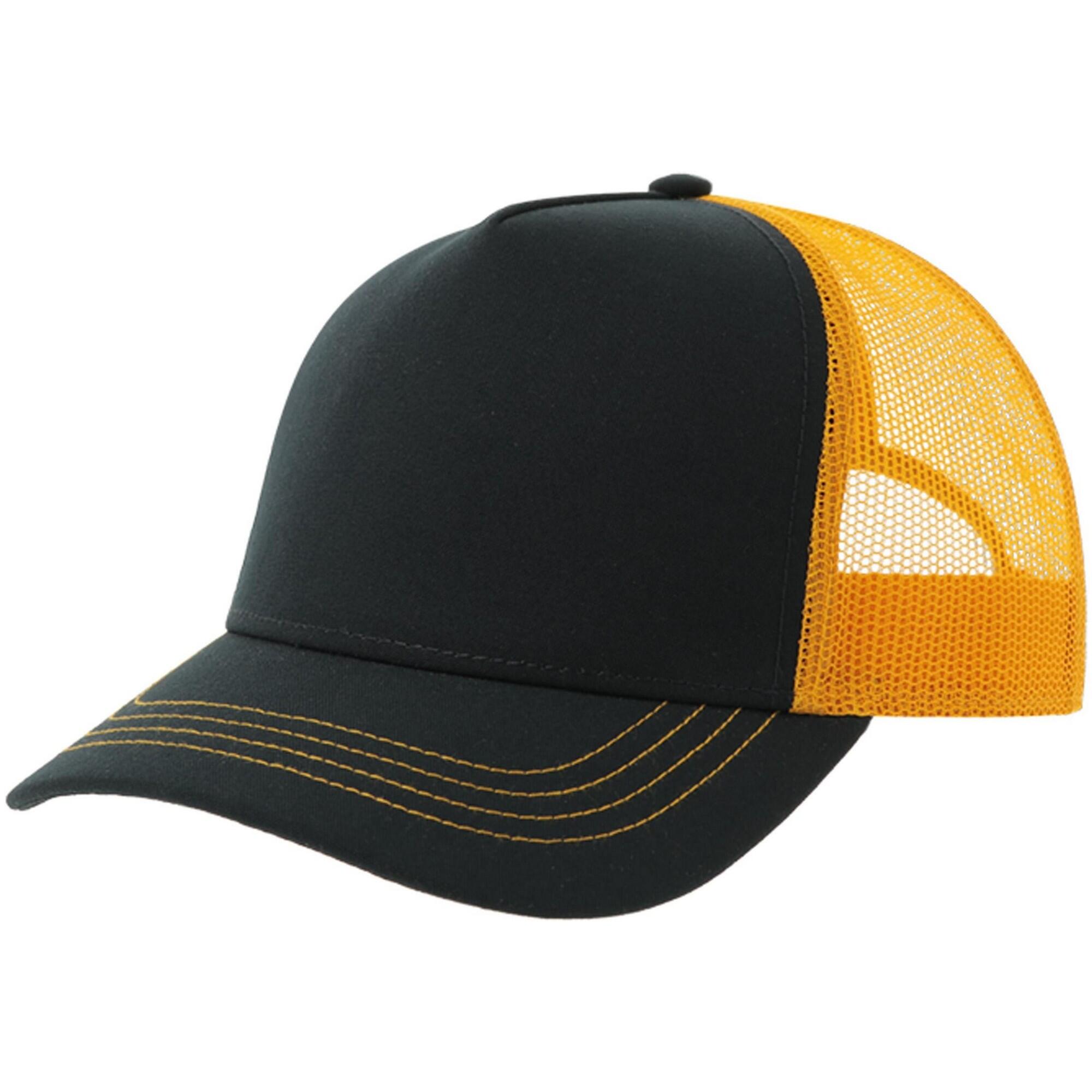 navy blue / yellow