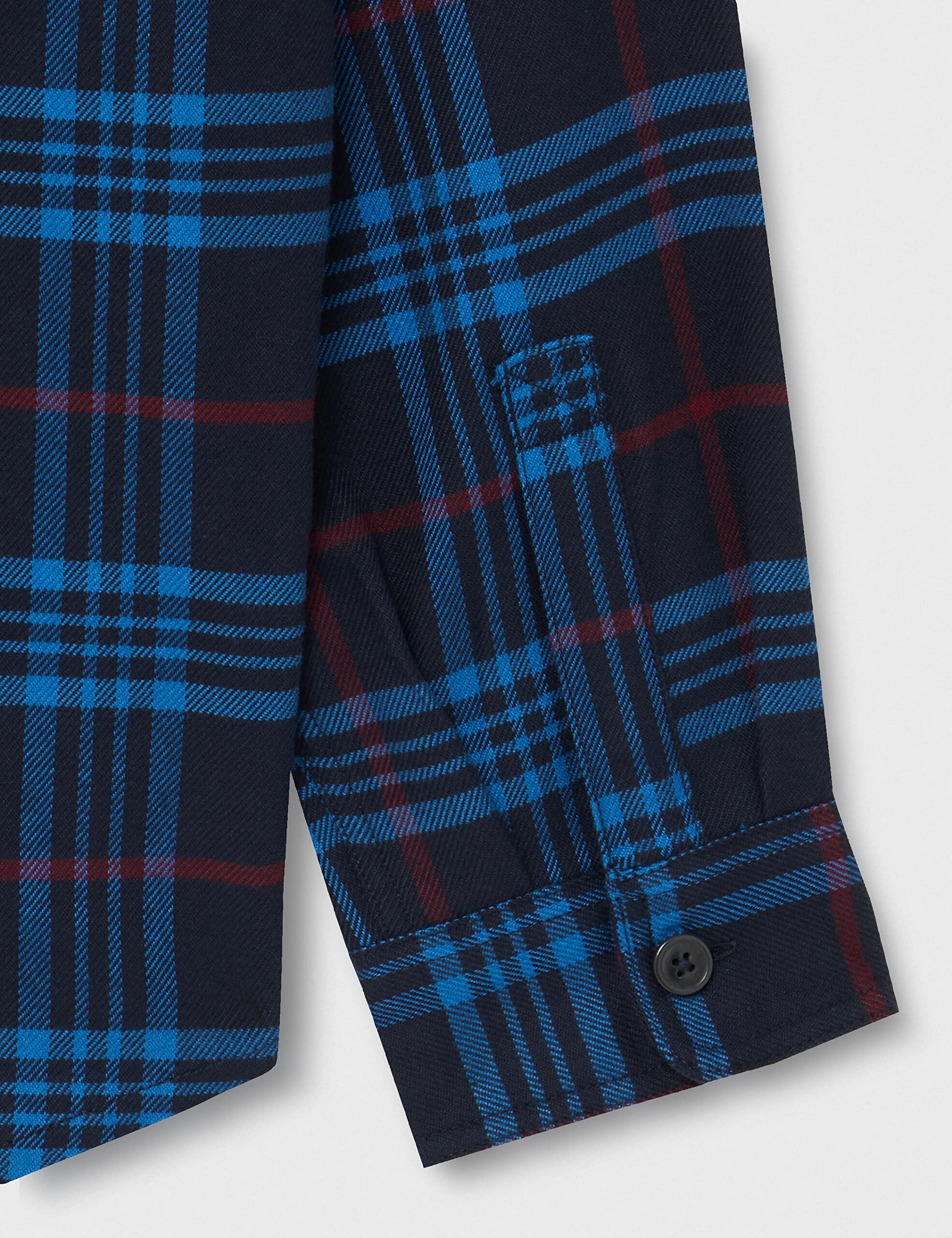 Camicia a Maniche Corte Jack Wolfskin Cabin View Blu Notte per Uomo 3/3