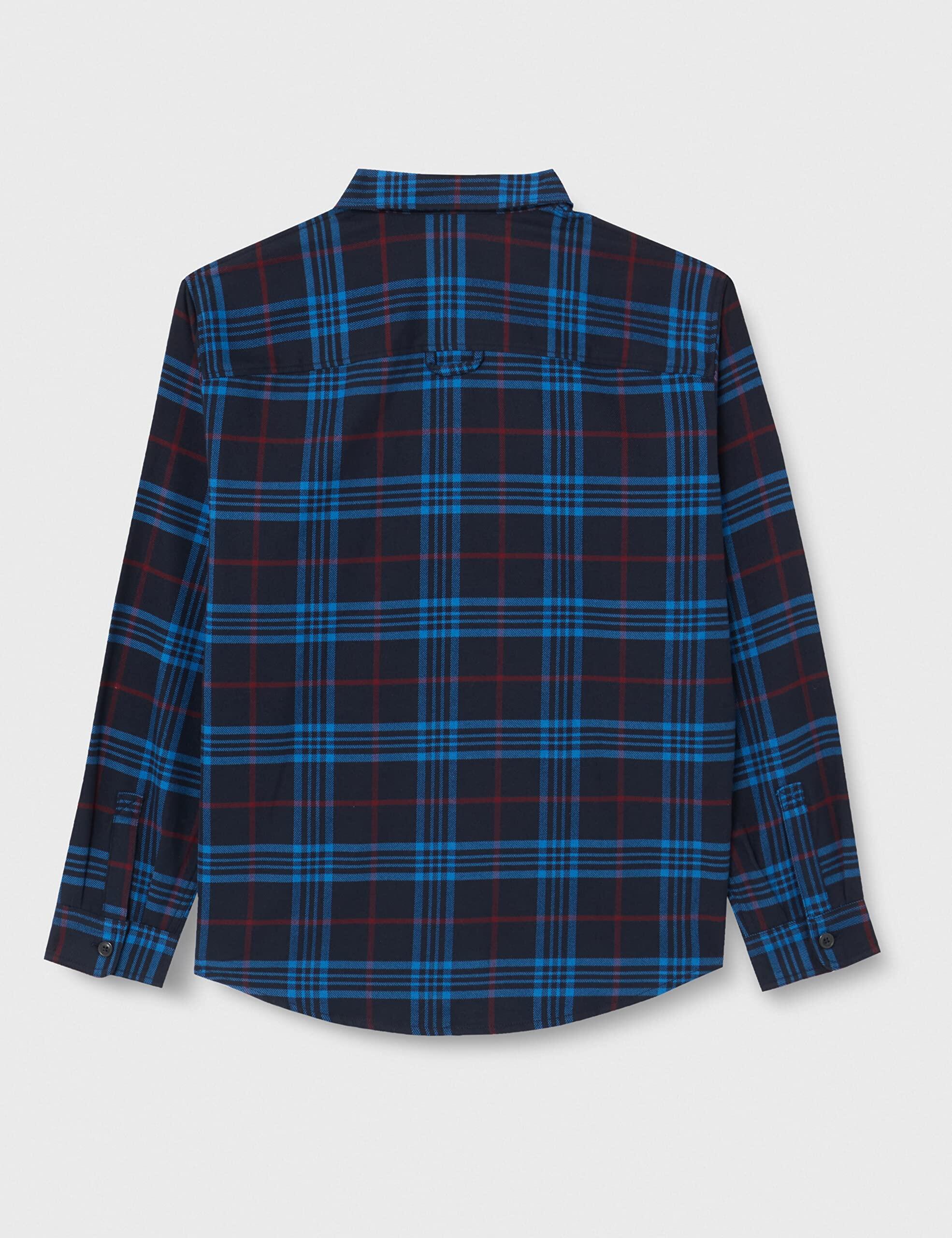 Camicia a Maniche Corte Jack Wolfskin Cabin View Blu Notte per Uomo 2/3