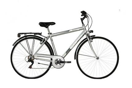 Spierfiets - Coppi Beverly 28" Heren Trekking 6V - Zilver
