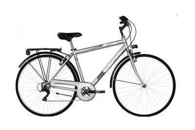Bici muscolare - Coppi Beverly 28" Uomo Trekking 6V - Argento
