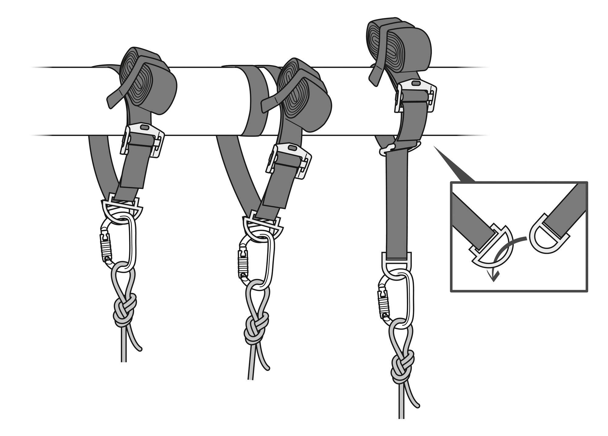 Adjustable Anchor Strap Petzl Connexion Vario Multicolor 3/3