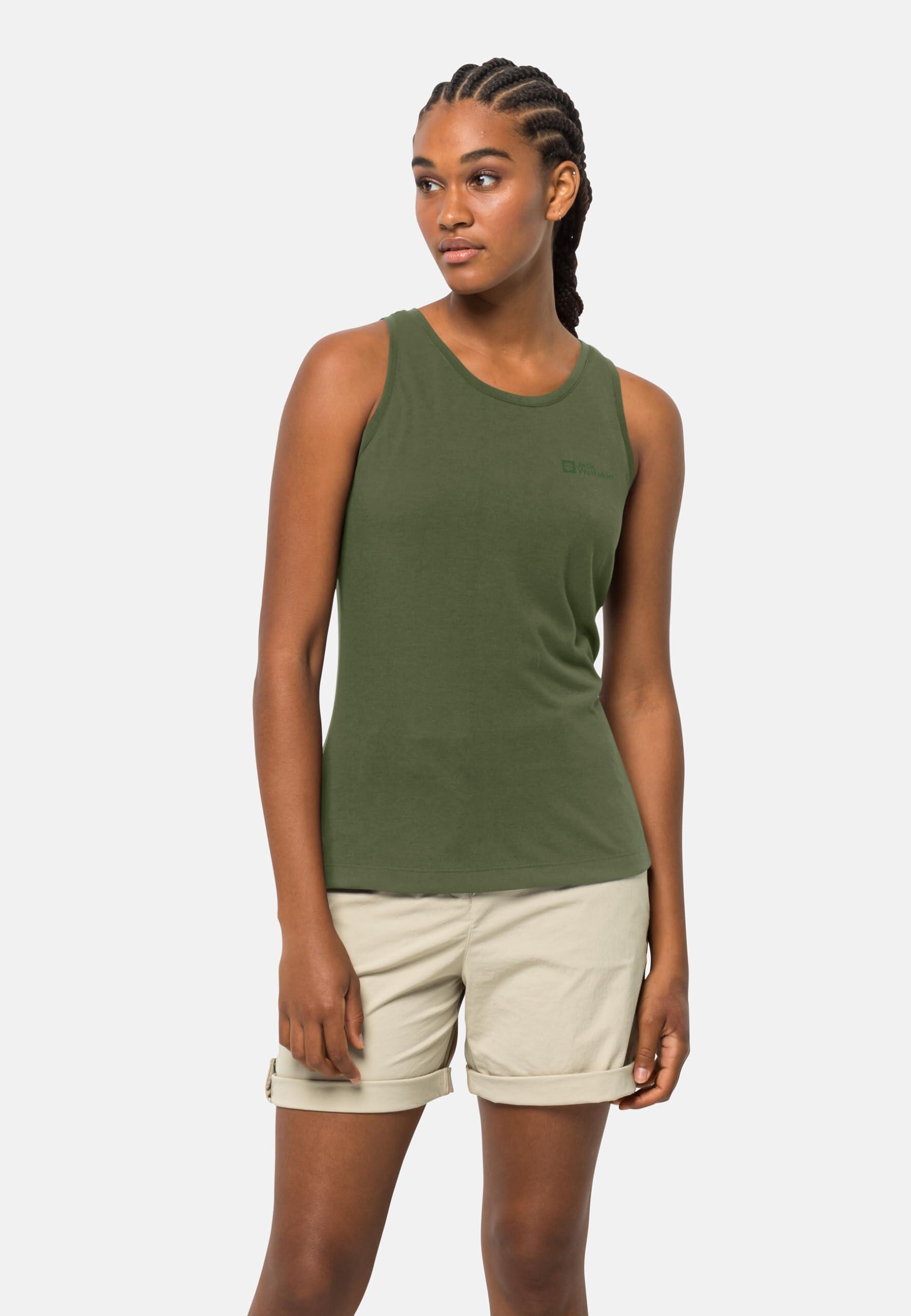 Canotta A Rilievo Jack Wolfskin Verde per Donna XL 2/3