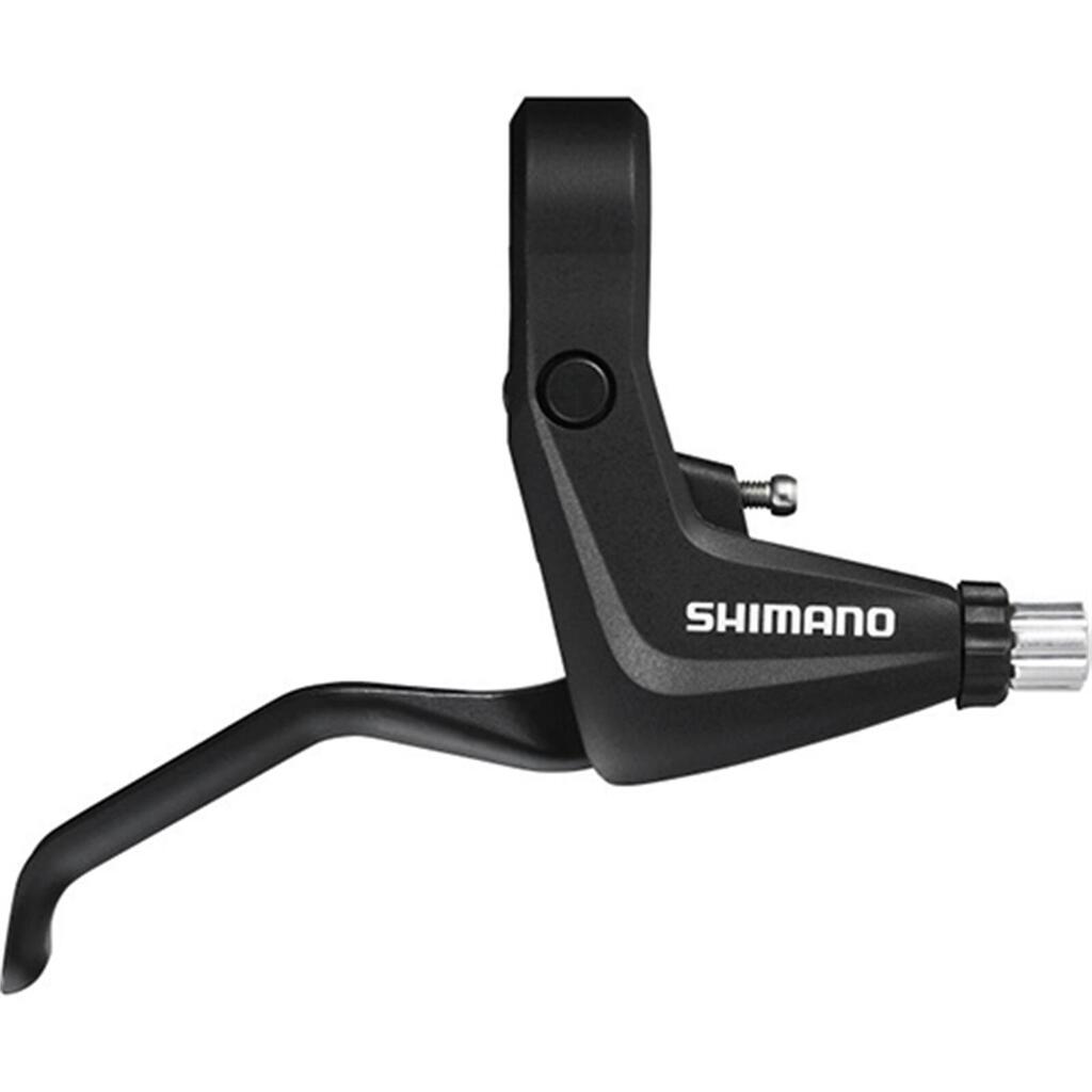SHIMANO Alivio BL-T4010 Left Brake Lever — V-brake, 3-Finger, Black.