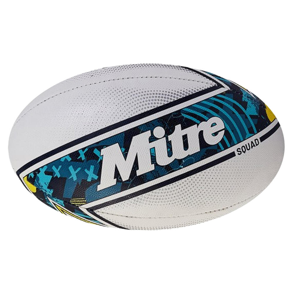 Ballon De Rugby SQUAD (Blanc) 2/2