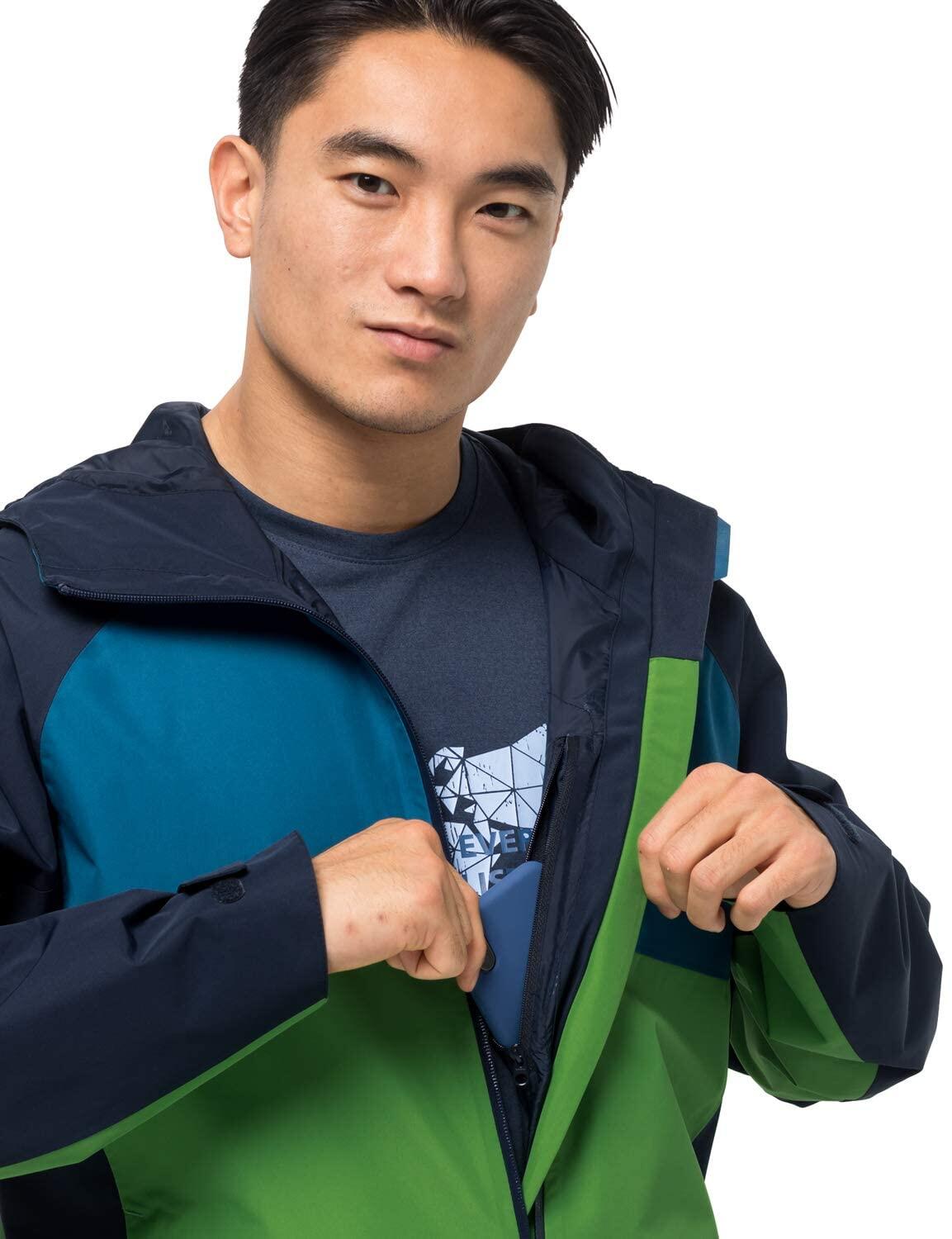 Giacca Mount Isa da uomo Jack Wolfskin Blu reale 5/5