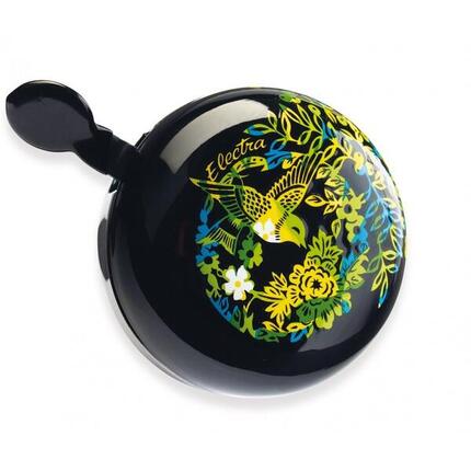 Electra Fahrradklingel Ding Dong Flora & Fauna, Schwarz