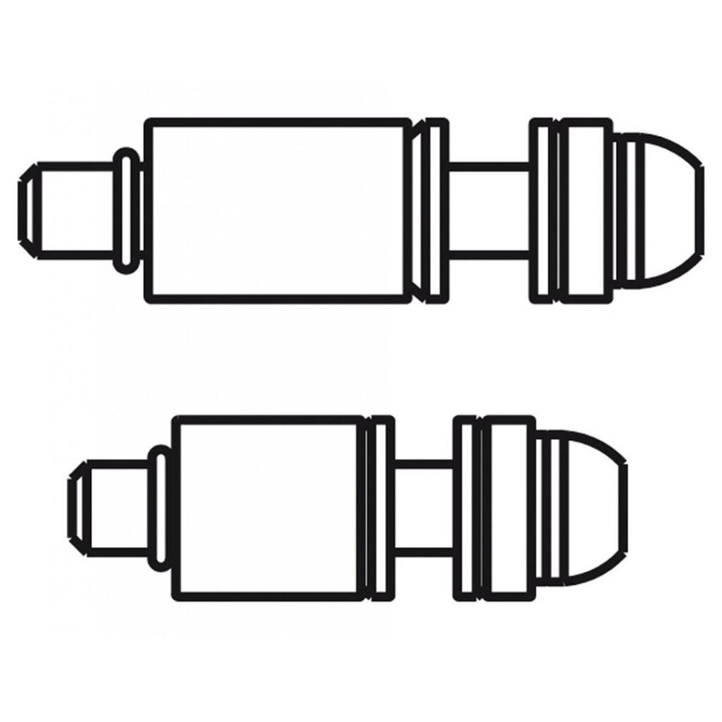 Bolt and spacer set 10v for front wheel 170 mm cps/standard steel Avid