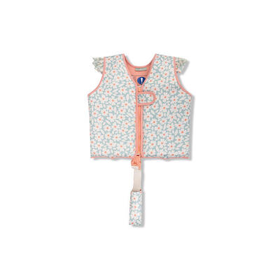 Swim essentials | groen bloemen zwemvest 3-6 jaar