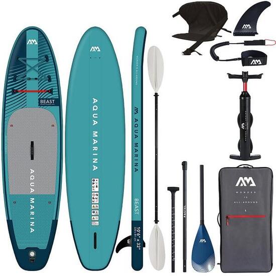 Set Kayak SUP Aqua Marina Beast 10'6 - SUP Gonfiabile