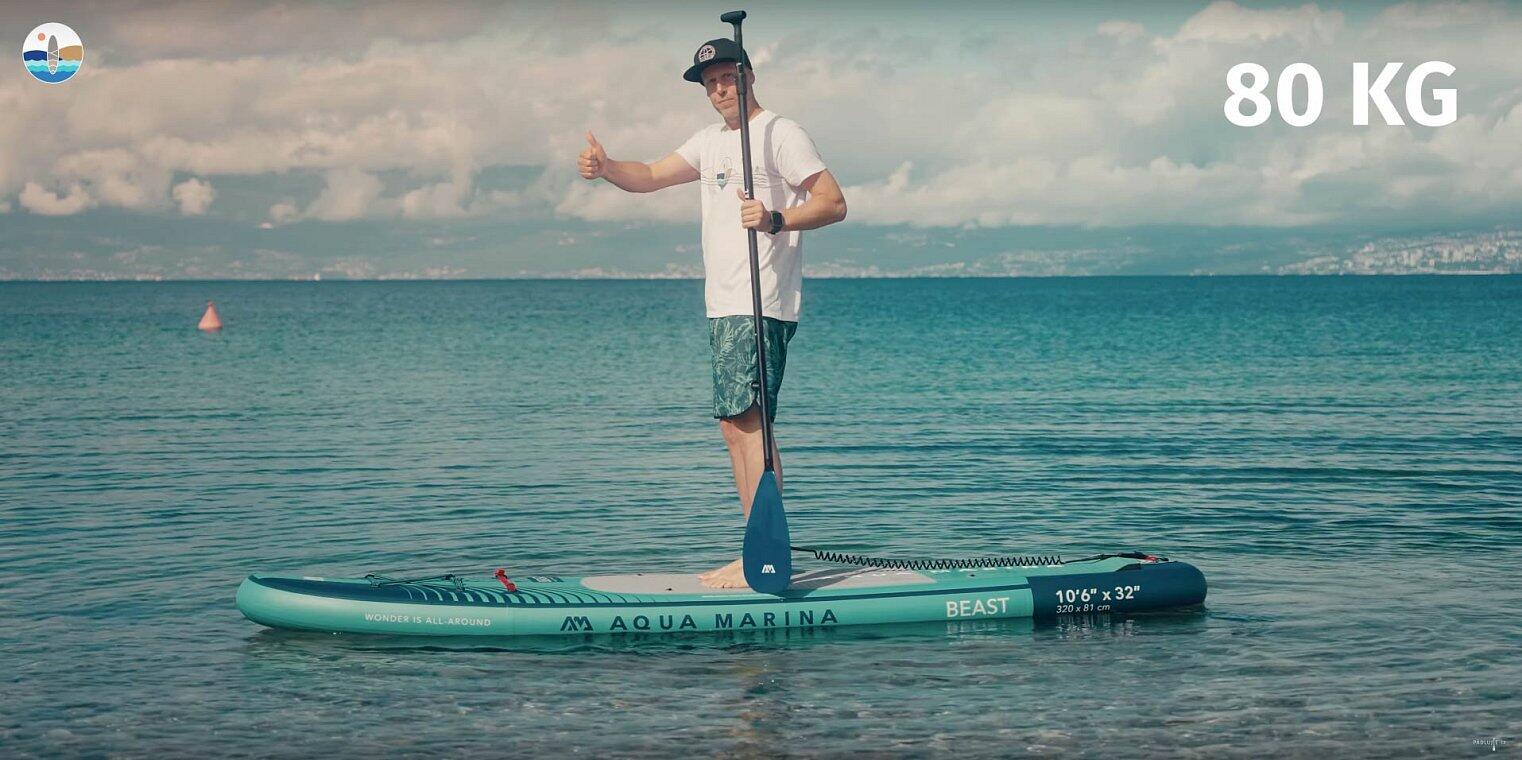 Set  Kayak SUP Aqua Marina Beast 10'6 - SUP Gonfiabile 4/6