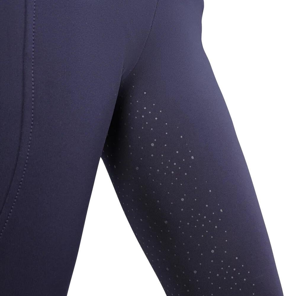 Womens/Ladies Roka Regal Horse Riding Tights (Navy) 2/2