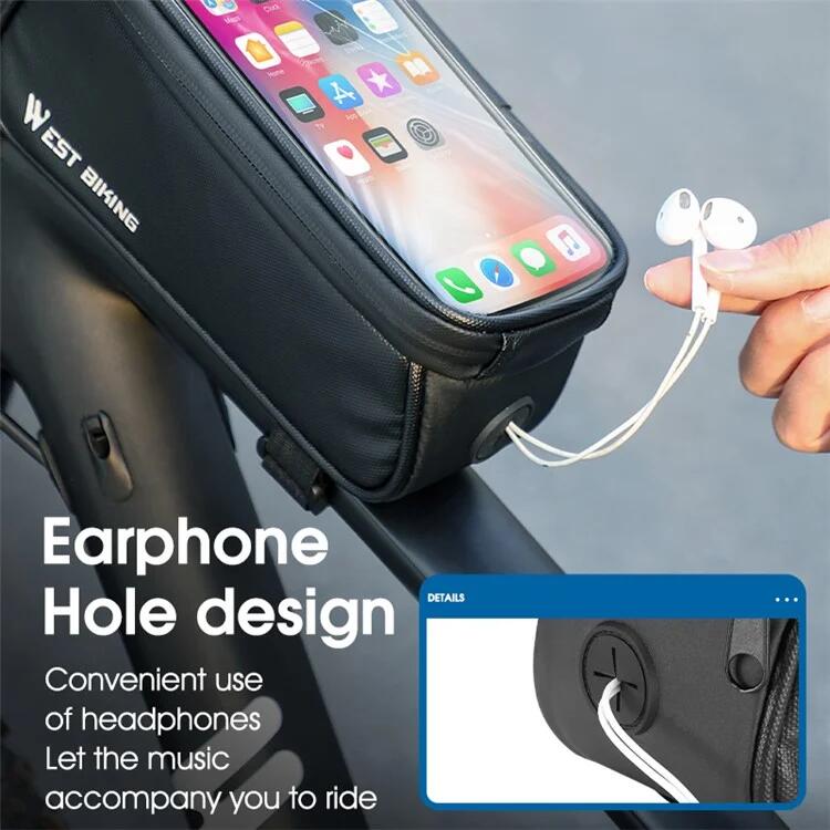 Bolsa impermeable para teléfono de bicicleta 4/7