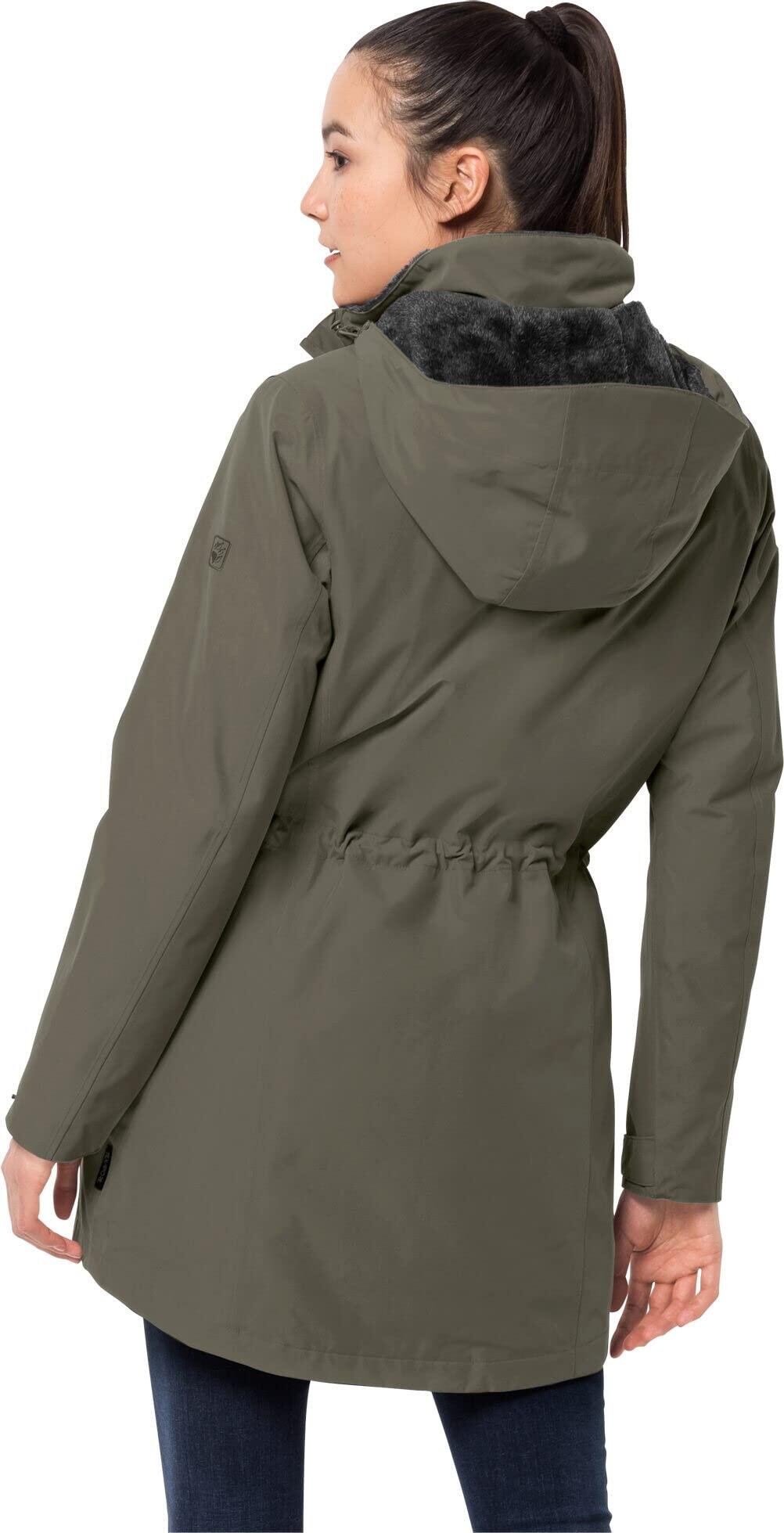Giacca Donna Jack Wolfskin Madison Avenue in Foglia Di Vite, Taglia S 2/4