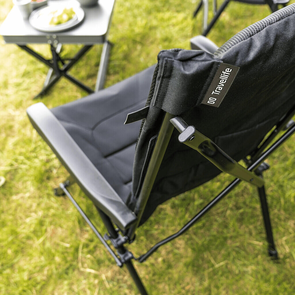 Travellife Barletta stoel cross dark grey 4/4