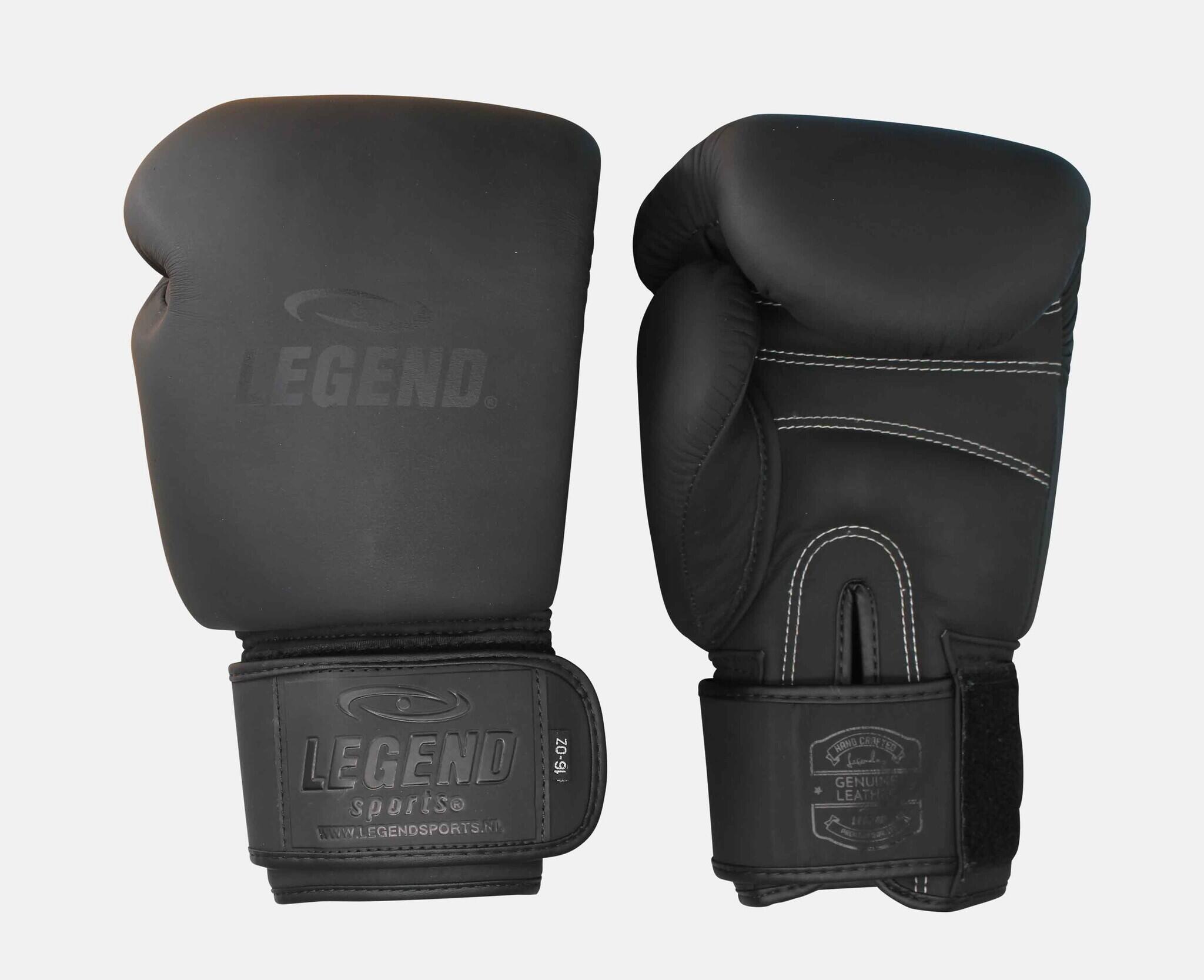Bokshandschoenen IRONCLAD PRO Leder dames/heren Mat Zwart 1/5